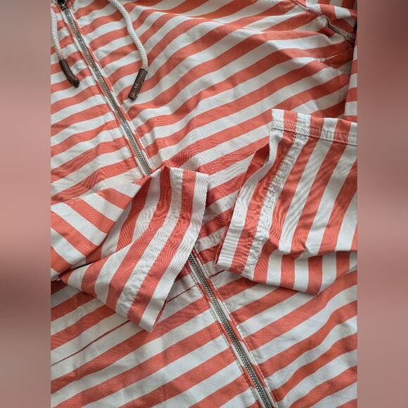 Lafayette 148 New York Joe Lightweight Spring Jacket Rose White Stripe M Medium - Picture 5 of 9